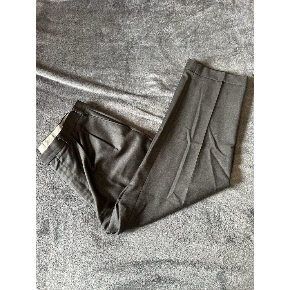 Vintage‎ RALPH RALPH LAUREN Grey Cuffed Pleated Pants 100% Wool 36R